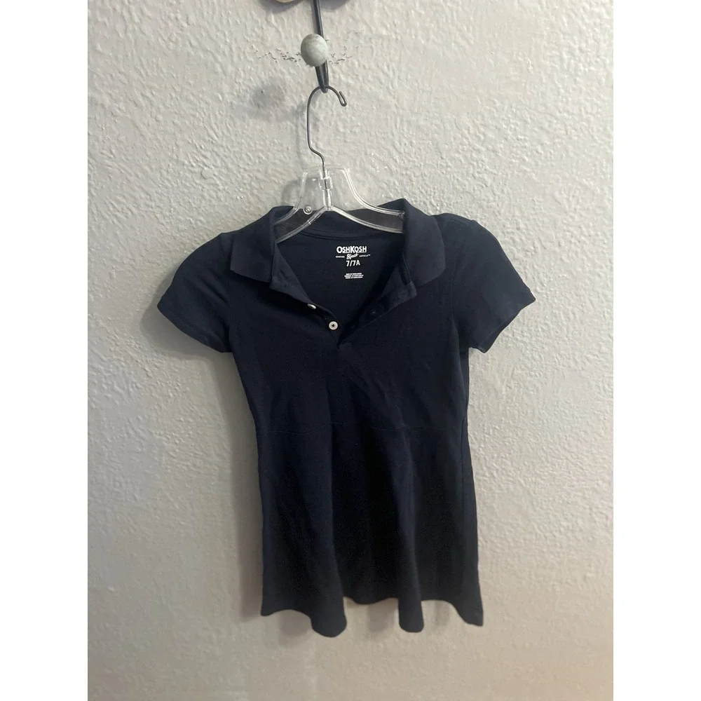 Osh Kosh B'Gosh Girls Blue Uniform Dress Size 7/7A‎